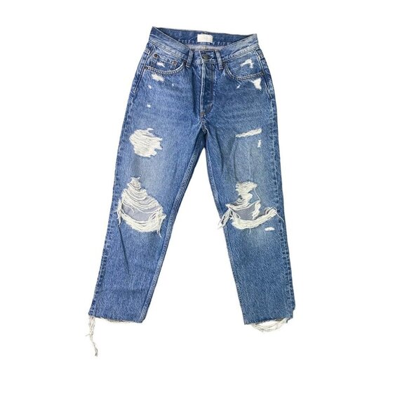 Boyish Womens Tommy-Angel Heart | Straight Leg Jean Size 26 - Picture 2 of 8